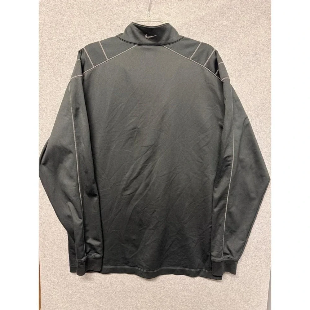 Nike Golf Dri-FIT Quarter Zip Pullover Long Sleeve Shirt Mens XL Black EZ Access